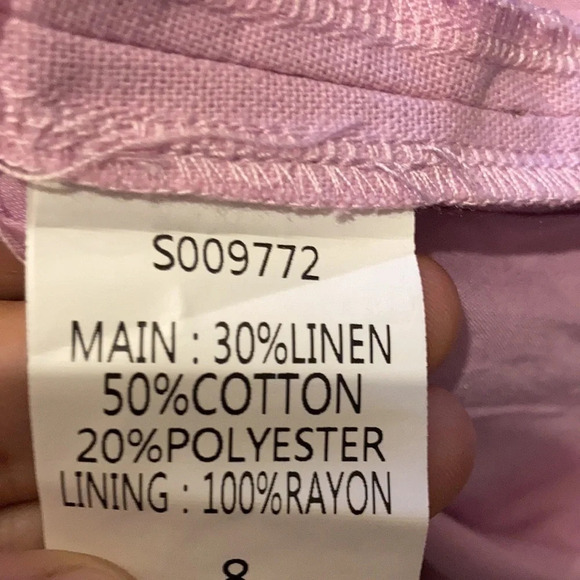 SHOWPO CANT MOVE ON OFF SHOULDER MINI DRESS IN LILAC LINEN LOOK Sz 4 NWT - Picture 5 of 5